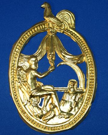 Schuifstuk voor Friese staartklok, kantoortje, kortstaart. beschikbaar voor biedingen