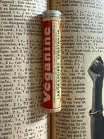 Veganine vintage medicijen tube van blik met stopnaalden, Ophalen of Verzenden, Gebruikt, Overige, Overige merken