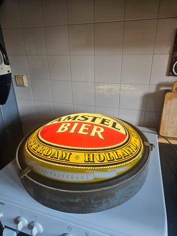 Amstel Bier Lichtbak - Vintage Mancave Decoratie beschikbaar voor biedingen