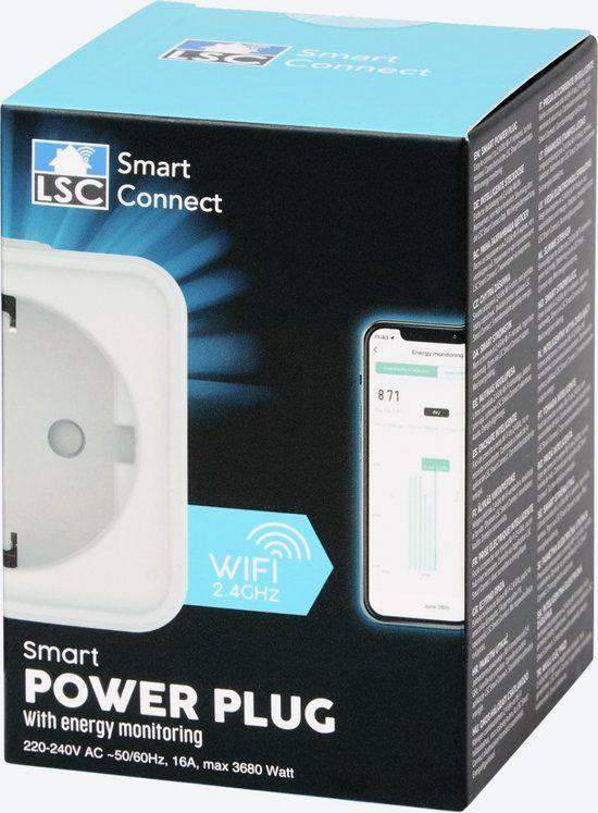 LSC Smart Connect slimme stekker Max. 3680 watt, Huis en Inrichting, Lampen | Losse lampen, Nieuw, Led-lamp, 60 watt of meer, E27 (groot)