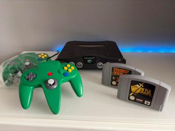 N64 console met spellen beschikbaar voor biedingen