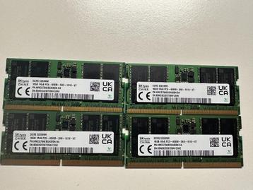 SK HYNIX DDR5 SODIMM 64GB (4x16GB) 4800MHz beschikbaar voor biedingen