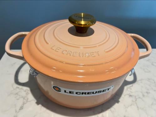 Paasaanbieding NIEUWE Le Creuset Peche, 24 cm, 4,2 liter, Huis en Inrichting, Keuken | Potten en Pannen, Nieuw, Koekenpan of Braadpan