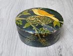 Vintage Japanse zwarte lak doosje met vogel, Antiek en Kunst, Ophalen of Verzenden