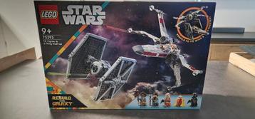 Nieuw: Lego 75393 TIE Fighter en X-wing zonder mini figuren beschikbaar voor biedingen