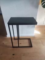 Luxe laptoptafel, massief matzwart eikenhout, nieuw!, Minder dan 55 cm, Nieuw, Ophalen of Verzenden, 60 cm of meer