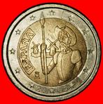 Ⰶ JUAN CARLOS I (1975-2014): SPAIN 2 EUROS 1605-2005 QUIXOTE, Verzenden, Spanje, 2 euro, Losse munt
