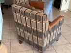 Twee Fauteuils met Geruite Bekleding, Ophalen, Gebruikt, Minder dan 75 cm, Stof