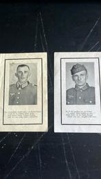 WW2 bidprentjes duitse militairen Noorwegen, Verzamelen, Verzenden, Landmacht, Duitsland, Foto of Poster