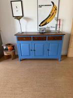 Vintage wandkast jaren 60, Huis en Inrichting, Kasten | Wandmeubels, Ophalen, Gebruikt, Eikenhout, Minder dan 150 cm