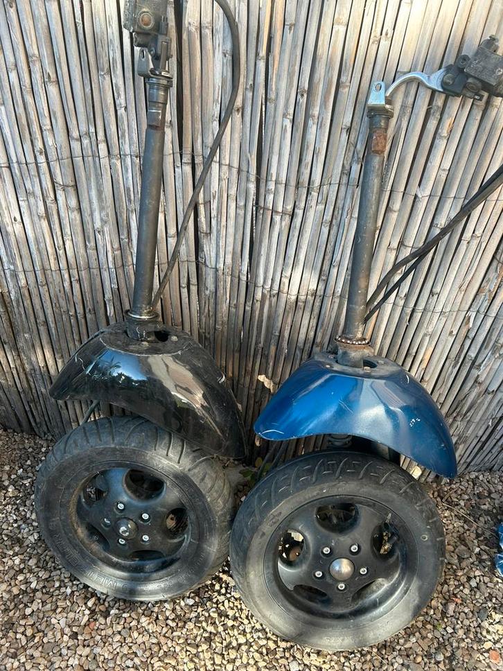 2x piaggio zip SP voorvork origineel compleet H2O onderdelen, Motoren, Tuning en Styling, Ophalen of Verzenden