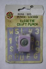 Make Me cassette craft punch P, Nieuw, Overige thema's, Ophalen of Verzenden, Pons of Mal