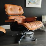 Charles Eames Lounge Chair H.Miller mady by Vitra Opknapper!, Gebruikt, Vitra Eames lounge chair Herman Miller Design, 75 tot 100 cm