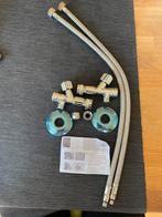 2 filterstopkranen inclusief flexibele slang, Doe-het-zelf en Verbouw, Sanitair, Ophalen, Nieuw, Chroom, Kraan