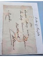 Hertog van Norfolk Gesigneerde brief uit 1835 antiek london, Ophalen of Verzenden, Brief
