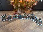 Groot kerstdorp meerdere kersthuisjes,, Diversen, Kerst, Ophalen of Verzenden, Zo goed als nieuw