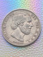 Mooie zilveren rijksdaalder willem 3 uit 1852, Postzegels en Munten, Munten | Nederland, Ophalen of Verzenden, Koning Willem III