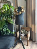 Paspop kind kinderpaspop zwart brocante decoratie, Antiek en Kunst, Ophalen