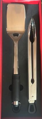 Grandhall BBQ Spatel & Tang Set - Nieuw, Ophalen of Verzenden, Nieuw, Rvs of Chroom