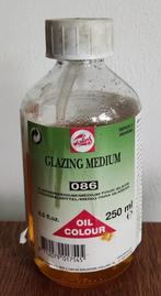 Glazing medium, Ophalen, Gebruikt