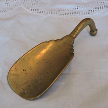 Curieus koperen lepel? 11 cm beschikbaar voor biedingen