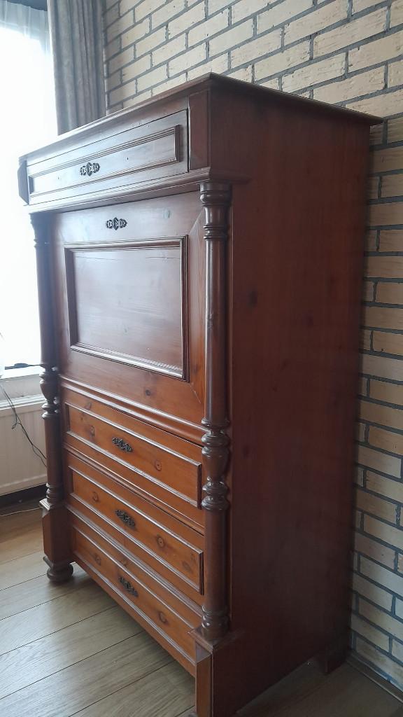 Antieke secretaire, Antiek en Kunst, Antiek | Meubels | Kasten, Ophalen