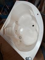 Hoekbad kunstof GRATIS, Ophalen, Gebruikt, Met bad