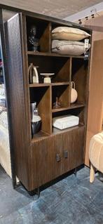 Kast | Bruin Mangohout | Vakkenkast | Showmodel!, Met deur(en), Jarameubeloutlet@hotmail.com, Zo goed als nieuw, Minder dan 150 cm