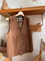 Vintage waistcoat suede, Kleding | Dames, Bodywarmers, Ophalen of Verzenden, Zo goed als nieuw, Zwart