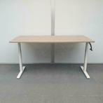 Slinger verstelbaar zit-sta bureau 120x80 cm – wit frame, Nieuw, Ophalen, Bureau