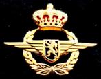 Luchtmacht België pin- goudkleur, Verzamelen, Nieuw, Speldje of Pin, Stad of Land, Verzenden