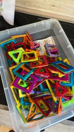 Magnetische bouwstenen blokken figuren, Ophalen of Verzenden, Zo goed als nieuw