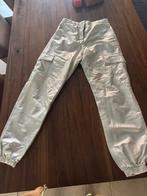 Ibana  lederen broek kleur zilver maat 34 valt best groot, Ophalen of Verzenden, Zo goed als nieuw, Maat 34 (XS) of kleiner
