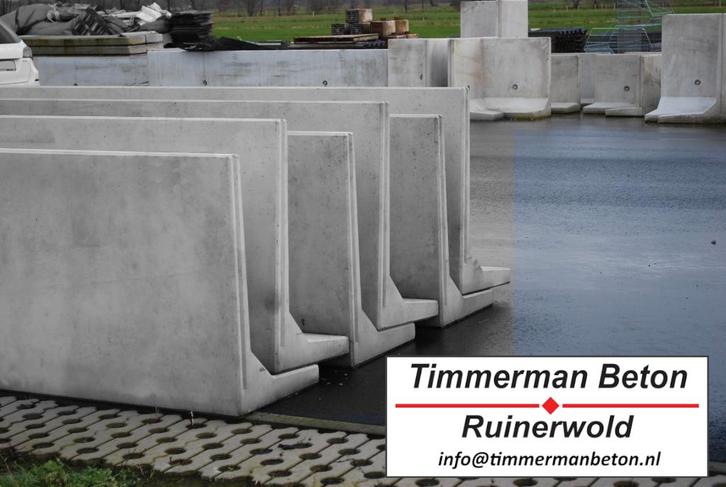 Keerwanden Sleuf silo, L-element, Grondstoffen, Kuilvoer etc, Tuin en Terras, Tegels en Klinkers, Overige typen, Beton, Verzenden