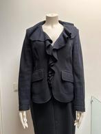 MarcCain colbert jasje met speelse kraag maat 38, Ophalen of Verzenden, Zo goed als nieuw, Maat 38/40 (M), Zwart