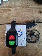 wiesba wb96s GPS ouderen sos horloge, Zwart, Ophalen of Verzenden, Zo goed als nieuw, GPS