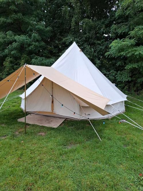 Sibley Belltent 500 met accessoires, Caravans en Kamperen, Tenten, tot en met 4, Gebruikt, Ophalen