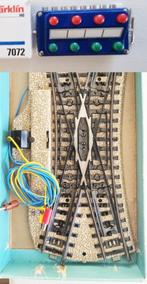 Marklin elektrische kruiswissel 5128 metaal rails kijk ook e, Wisselstroom, Gebruikt, Rails, Ophalen of Verzenden