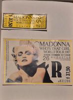 Origineel ticket madonna who's That girl, Verzamelen, Ophalen of Verzenden, Gebruikt, Foto of Kaart