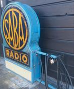 Grote Lichtbak SABA Radio dubbelzijdig werkend, Ophalen, Gebruikt, Lichtbak of (neon) lamp