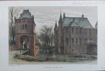 31 / Kasteel Zuylen - Zuijlen - Zuilen Litho uit 1882 beschikbaar voor biedingen