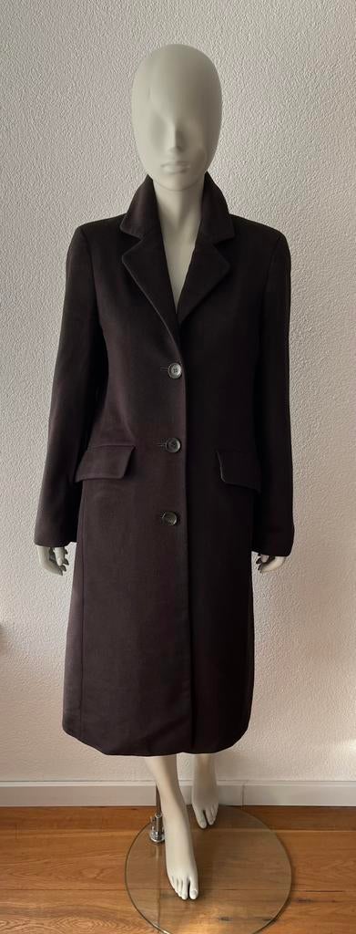 Pauw mantel jas, Kleding | Dames, Jassen | Winter, Zo goed als nieuw, Maat 36 (S), Bruin, Verzenden
