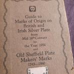 Boekje Hallmarks Marks British Irish Sheffield Silver Plate, Verzenden