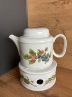 Vintage theepot met warmhouder- marjolein Bastin, Antiek en Kunst, Ophalen of Verzenden
