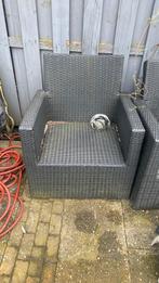 Wicker tuinstoel, Tuin en Terras, Tuinsets en Loungesets, Wicker, Gebruikt, Ophalen of Verzenden