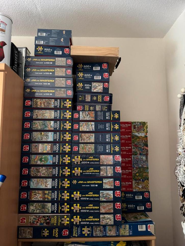 Jan van Haasteren puzzels, Hobby en Vrije tijd, Denksport en Puzzels, Zo goed als nieuw, 500 t/m 1500 stukjes, Ophalen of Verzenden