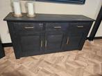 Dressoir zwart met goud 180 x 48,5 x 88,5 cm, Ophalen, Gebruikt, 25 tot 50 cm, 150 tot 200 cm
