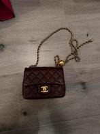 Chanel Lambskin Quilted Mini Pearl Crush Flap Burgundy, Ophalen of Verzenden