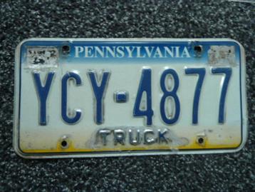Kentekenplaat licenseplate Pennsylvania 2 USA beschikbaar voor biedingen