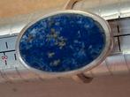 Zilveren dames ring met Lapis lazuli steen -- ringmaat 19, Blauw, 19 tot 20, Nieuw, Ophalen of Verzenden